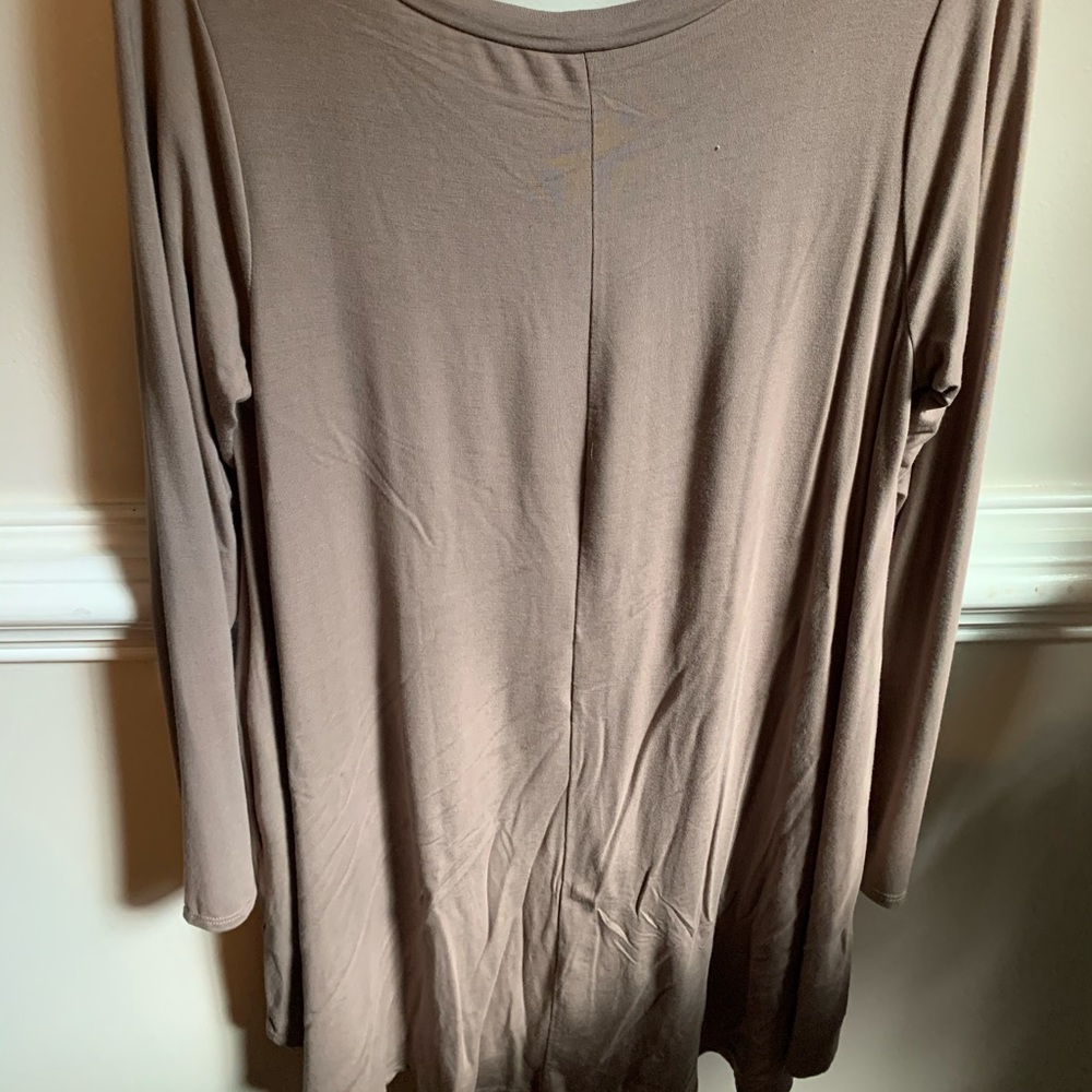 Long sleeve tee shirt dress!